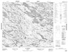 033O06 Lac Fressel Topographic Map Thumbnail