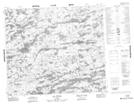 033P08 Lac Turbar Topographic Map Thumbnail