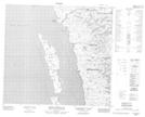 034F07 Pointe Pamialluk Topographic Map Thumbnail 1:50,000 scale