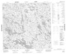 034I12 Lac Bisson Topographic Map Thumbnail
