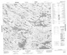 034I14 Lac Pullison Topographic Map Thumbnail