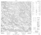 034O14 Lac Edelin Topographic Map Thumbnail