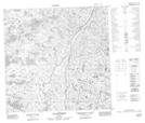 034P10 Lac Bottequin Topographic Map Thumbnail