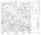 035B01 Lac Gueraux Topographic Map Thumbnail 1:50,000 scale
