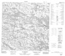 035C01 Lac Bonnefoy Topographic Map Thumbnail 1:50,000 scale