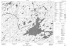 042L14 Ogoki Lake Topographic Map Thumbnail 1:50,000 scale