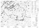 043D03 Beteau Lake Topographic Map Thumbnail 1:50,000 scale