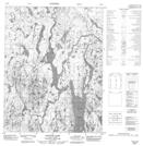 046M04 Saputit Lake Topographic Map Thumbnail 1:50,000 scale