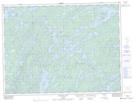 052B06 Kawnipi Lake Topographic Map Thumbnail 1:50,000 scale