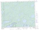 052B07 Mowe Lake Topographic Map Thumbnail 1:50,000 scale
