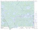 052C08 Lac La Croix Topographic Map Thumbnail