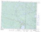 052E14 Caddy Lake Topographic Map Thumbnail 1:50,000 scale