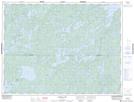 052F03 Harris Lake Topographic Map Thumbnail 1:50,000 scale