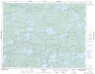 052F13 Feist Lake Topographic Map Thumbnail 1:50,000 scale