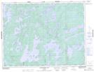052G12 Mameigwess Lake Topographic Map Thumbnail 1:50,000 scale