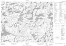 052K03 Cliff Lake Topographic Map Thumbnail 1:50,000 scale