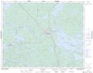 052K11 Ear Falls Topographic Map Thumbnail 1:50,000 scale