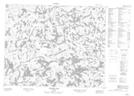 052M15 Onepine Lake Topographic Map Thumbnail 1:50,000 scale