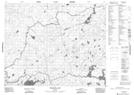 052N14 Nechigona Lake Topographic Map Thumbnail 1:50,000 scale