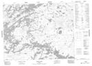 052O03 Bamaji Lake Topographic Map Thumbnail 1:50,000 scale