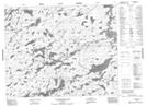 052O14 Upturnedroot Lake Topographic Map Thumbnail 1:50,000 scale