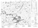 052O15 Otoonabee Lake Topographic Map Thumbnail