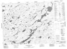 052O16 Mamiegowish Lake Topographic Map Thumbnail 1:50,000 scale