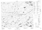 053B03 Hinton Lake Topographic Map Thumbnail 1:50,000 scale