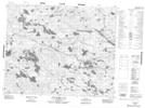 053D05 Carr-Harris Lake Topographic Map Thumbnail 1:50,000 scale