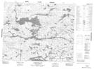 053D14 Acheetamo Lake Topographic Map Thumbnail 1:50,000 scale