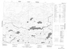 053E03 Lily Pad Lake Topographic Map Thumbnail 1:50,000 scale