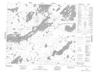 053L15 Knee Lake Topographic Map Thumbnail 1:50,000 scale