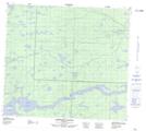 054D05 Birthday Rapids Topographic Map Thumbnail