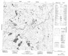 054E10 Turcotte Lake Topographic Map Thumbnail 1:50,000 scale