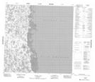 054M10 Catton Lake Topographic Map Thumbnail 1:50,000 scale
