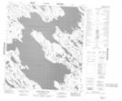 055L13 Kaminuriak Lake Topographic Map Thumbnail 1:50,000 scale
