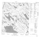 055M14 Martell Lake Topographic Map Thumbnail