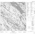 055N06 Gibson Lake Topographic Map Thumbnail