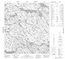 055N10 Butts Lake Topographic Map Thumbnail 1:50,000 scale