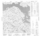 055O12 Steep Bank Bay Topographic Map Thumbnail