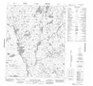 056L01 Snow Bunting Lake Topographic Map Thumbnail 1:50,000 scale