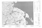 057F09 Elizabeth Harbour Topographic Map Thumbnail 1:50,000 scale