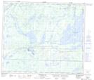 063K10 Iskwasum Lake Topographic Map Thumbnail 1:50,000 scale