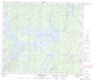 063N08 Burntwood Lake Topographic Map Thumbnail 1:50,000 scale