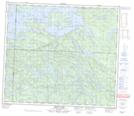 063N12 Sisipuk Lake Topographic Map Thumbnail 1:50,000 scale