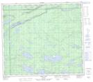 063P14 Begg Lake Topographic Map Thumbnail 1:50,000 scale