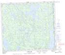 064D08 Kyaska Lake Topographic Map Thumbnail 1:50,000 scale