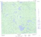 064H03 Hood Lake Topographic Map Thumbnail 1:50,000 scale