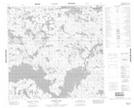 064I13 Dawes Lake Topographic Map Thumbnail 1:50,000 scale