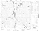 064J04 Morand Lake Topographic Map Thumbnail 1:50,000 scale